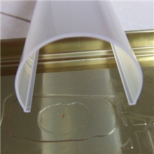 PC光扩散灯罩PC挤出管PC灯罩加工挤塑