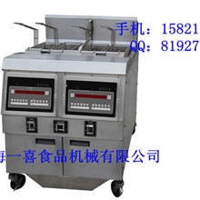 OFE-322敞开式油炸锅，双缸四筛电炸薯条机上海一喜直销