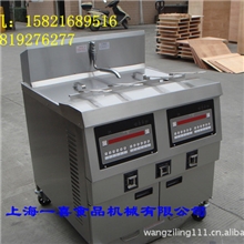 食品机械设备33，敞开式油炸锅，双缸四筛炸薯条机上海一喜直销