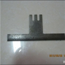 T型刀片160mm-2.3mm立式背封机配件双斜锯齿波浪型切刀