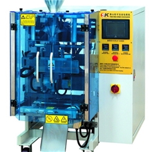 供应全自动插角式膨化食品包装机-站立式颗粒包装机