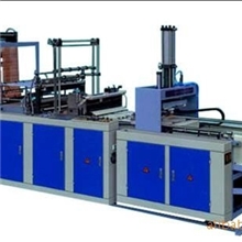 河北富达供应电脑控制自动冲口双道制袋机背心袋制袋机