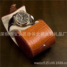 精品pu盒蛇皮纹手表盒高档pu皮礼品盒定做