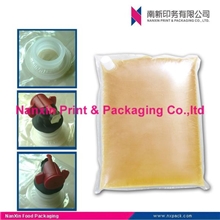 供应通用酒水包装袋红酒型手按自流油袋22L酒水包装袋