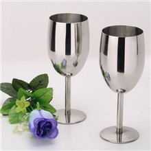 红酒杯不锈钢红酒杯高档高脚杯创意酒杯葡萄酒杯耐用17CM