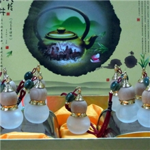 旅游纪念品精油瓶玻璃工艺品保键品包装OEM礼品定制