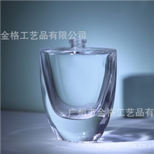 【新款热销】高档出口水晶玻璃香水瓶，100ml精品香水瓶