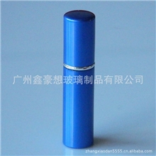 工厂厂家批发质优产品精美蓝色15ML电化铝香水玻璃樽