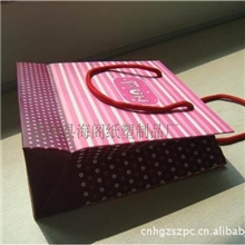 厂家订做铜版纸手提袋白卡纸手提袋彩色手提纸袋购物袋