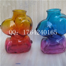 批发定做直销玻璃瓶工艺彩色玻璃瓶木塞玻璃瓶许愿瓶漂流瓶