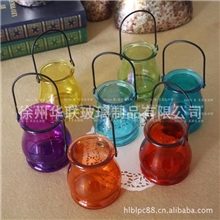 厂家直销批发玻璃瓶木塞南瓜许愿瓶香薰瓶漂流瓶四色可选