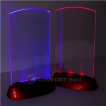 供应led台卡发光酒水牌菜谱亚克力展示架有机玻璃标牌