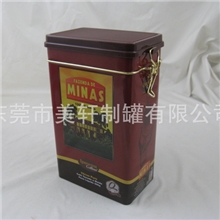 【爆款】精美高档咖啡铁盒茶叶铁罐马口铁盒金属罐tinbox