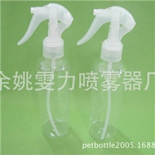 供应200mlPET塑料瓶喷枪透明瓶乳液瓶洗发水瓶浇花瓶