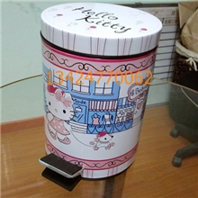 卡通脚踏垃圾桶外贸脚踏垃圾桶出口动漫垃圾桶