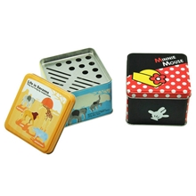 供应铁罐马口铁烟灰缸马口铁盒方盒杭州制罐厂