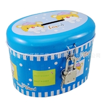 供应E301#精美马口铁罐，马口铁盒，储蓄罐，礼品盒