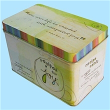 来图定做各种印刷马口铁盒方形铁盒铁罐混批各种铁盒子