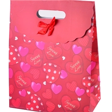 批发结婚喜庆礼品包装袋礼品袋红色蝴蝶结翻盖袋100%实拍