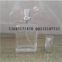 供应玻璃瓶，玻璃香水瓶，30ml方高档香水瓶，精致香水瓶玻璃瓶