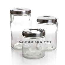 透明大玻璃瓶密封储物罐调料瓶密封罐茶叶罐8斤玻璃密封