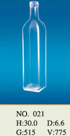 供应橄榄油玻璃瓶包装容器，玻璃瓶