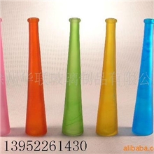 供应各种颜色工艺玻璃瓶，玻璃花瓶，徐州华联玻璃瓶厂