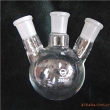 三口烧瓶斜口三口烧瓶标准磨口