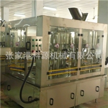 冲瓶、灌装、封口一体机/三合一灌装机/液体灌装机/饮料灌装机