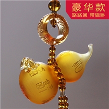 特价豪华款带路路通貔貅香水琉璃葫芦香水瓶汽车饰品挂件