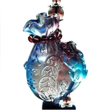 厂家直销汽车挂件批发貔貅古法琉璃钱袋汽车饰品车内装饰