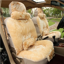汽车坐垫冬季新款毛绒羽绒款毛垫通用车垫汽车垫坐垫套厂家