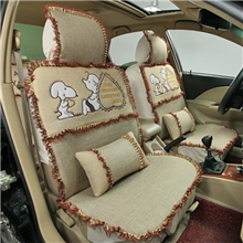 四季卡通汽车座垫，蕾丝坐垫汽车用品批发