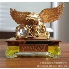 飞鹰香水座汽车香水座创意车载香水瓶大展宏图雄鹰展翅摆件