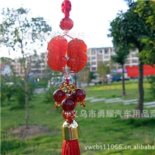 厂家直销汽车挂件/仿玛瑙挂件/汽车饰品/双貔貅双葫芦佛观音挂件