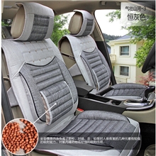亚麻环保汽车坐垫车垫四季通用夏垫荞麦壳山楂批发价S023一件代发