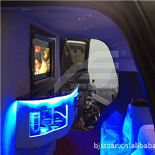 凯雷德油电混合加隔断商务改装案例