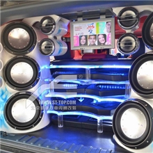 悍马（全车内饰改黑色配深蓝搭配案例）