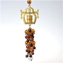 086转经轮串珠转经筒汽车挂饰挂件内饰安图汽车用品后视镜车挂