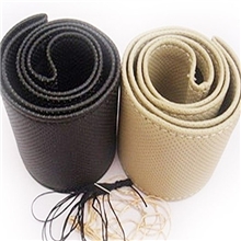 真皮三节接口手缝方向盘汽车真皮方向盘套汽车用品一件代发J