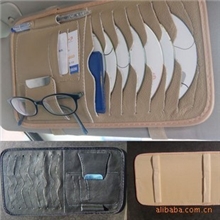 精品真皮遮阳CD夹汽车CD夹多种能CD夹汽车用品一件代发J