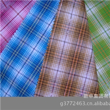 新申集团工供应出口沙发,靠垫等用途条子格子亚麻棉交织布