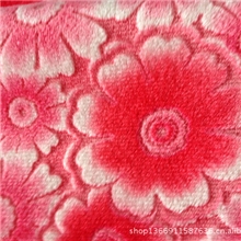 供应短毛绒绒布，超柔烂花，剪花