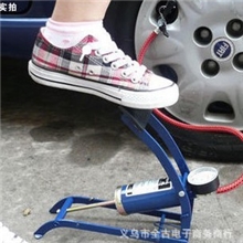 折叠脚踏式打气筒/车用打气筒/充气泵脚踏打气筒