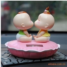 太阳能公仔/KISS娃娃/亲嘴娃娃/太阳能点头娃娃