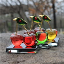 2013新款带瓢虫樱桃香水座高档车载香水水晶樱桃汽车香水座批发