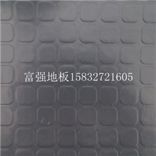 厂家批发米色方块地板革卷材、手缝汽车地胶
