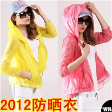正品防晒服新款连帽女防晒衣长袖透明防晒外套YNQ320