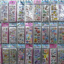 透明包装小泡泡贴儿童奖励贴纸手机卡通贴泡沫立体贴百来款混