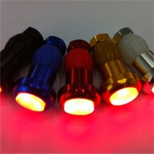 新款CNC高品质自行车把塞灯把堵灯转向灯警示灯2只装红光